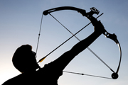 compound bow show 123rf