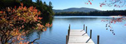 Picture of a dock in Squam Lake, New Hampshire